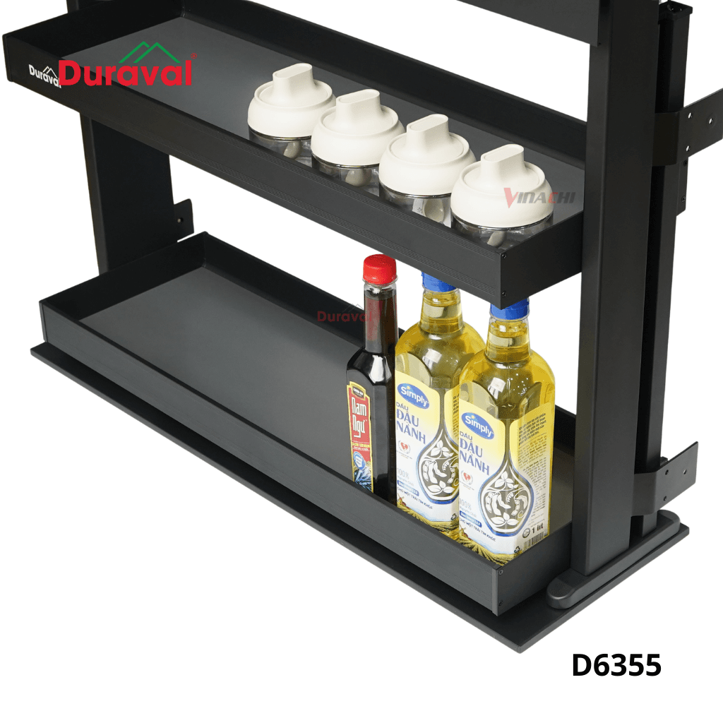Giá gia vị nâng hạ điện D6355