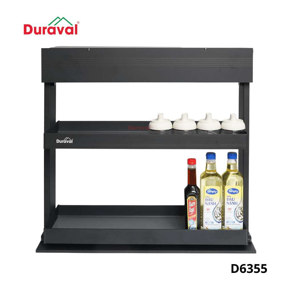 Giá gia vị nâng hạ điện D6355
