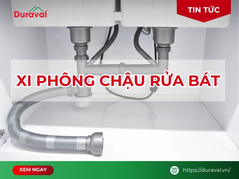 Xi phông chậu rửa bát: Cấu tạo, cách lắp đặt chi tiết – ảnh 6