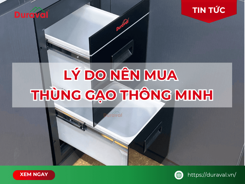 lý do nên mua thùng gạo thông minh