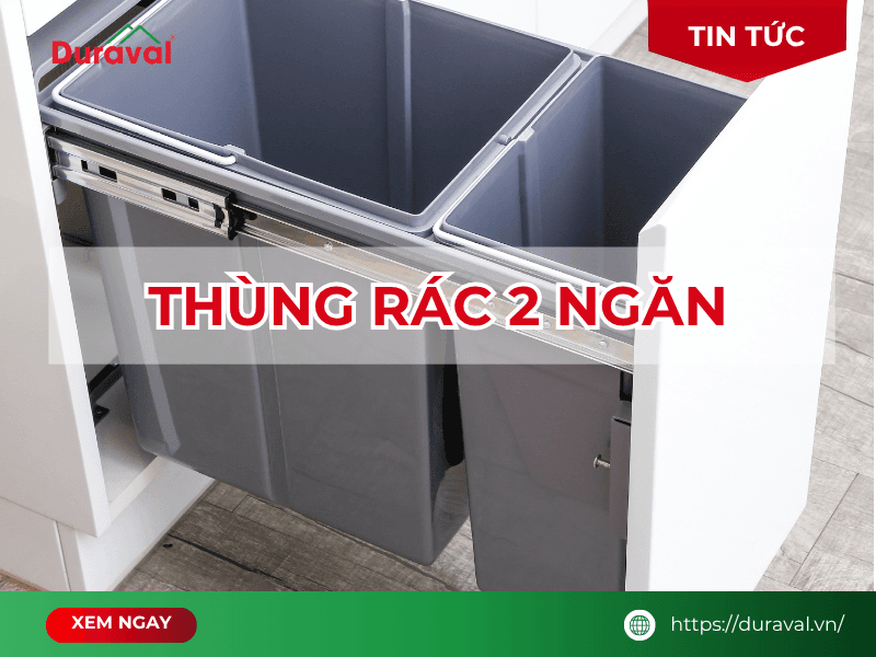 thùng rác 2 ngăn