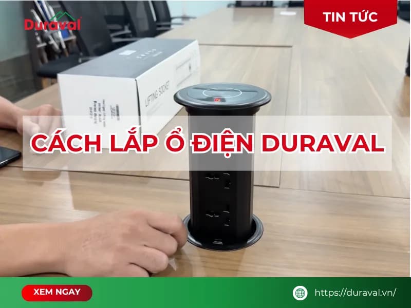 cách lắp ổ điện duraval