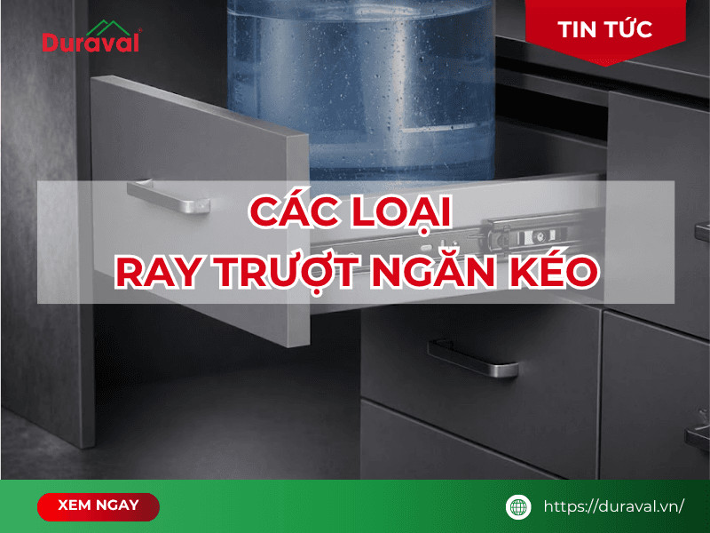 các loại ray trượt ngăn kéo