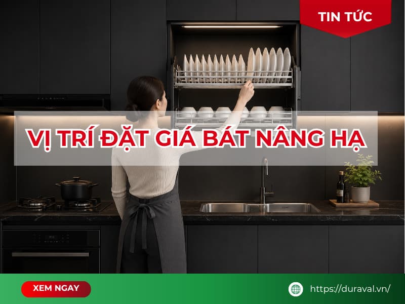 Vị trí đặt giá bát nâng hạ
