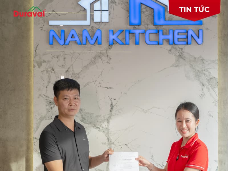 Duraval và Nam Kitchen chính thức trở thành đối tác chiến lược, đồng hành kiến tạo không gian bếp hiện đại cho gia đình Việt.