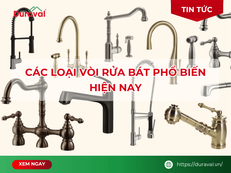 Các loại vòi rửa bát