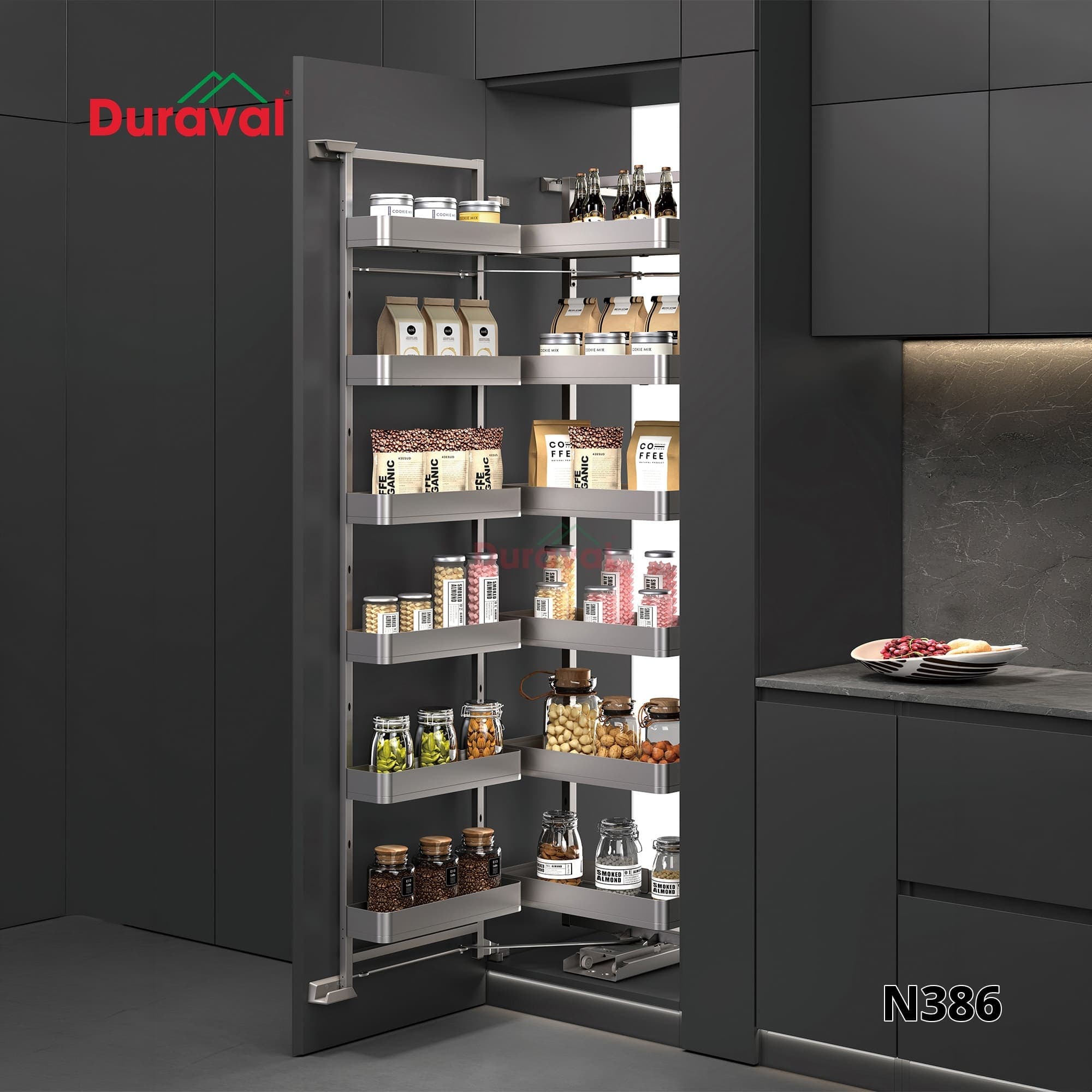 Tủ đồ khô liên hoàn Space Duraval N386