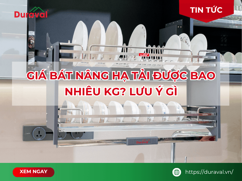 Tải trọng giá bát nâng hạ Duraval