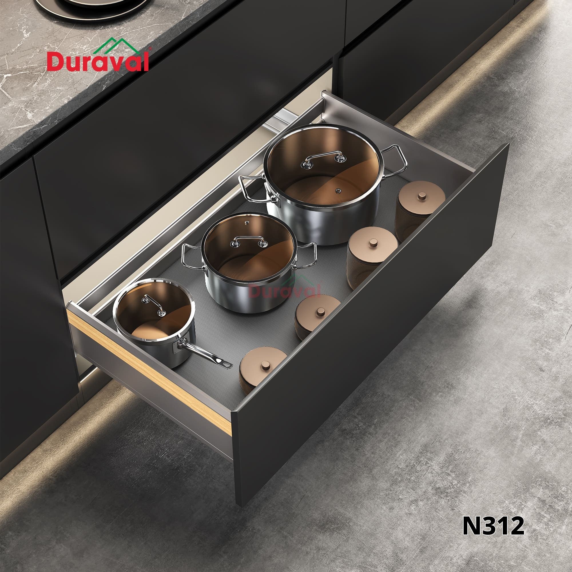 Giá xoong nồi đa năng Space Duraval N312