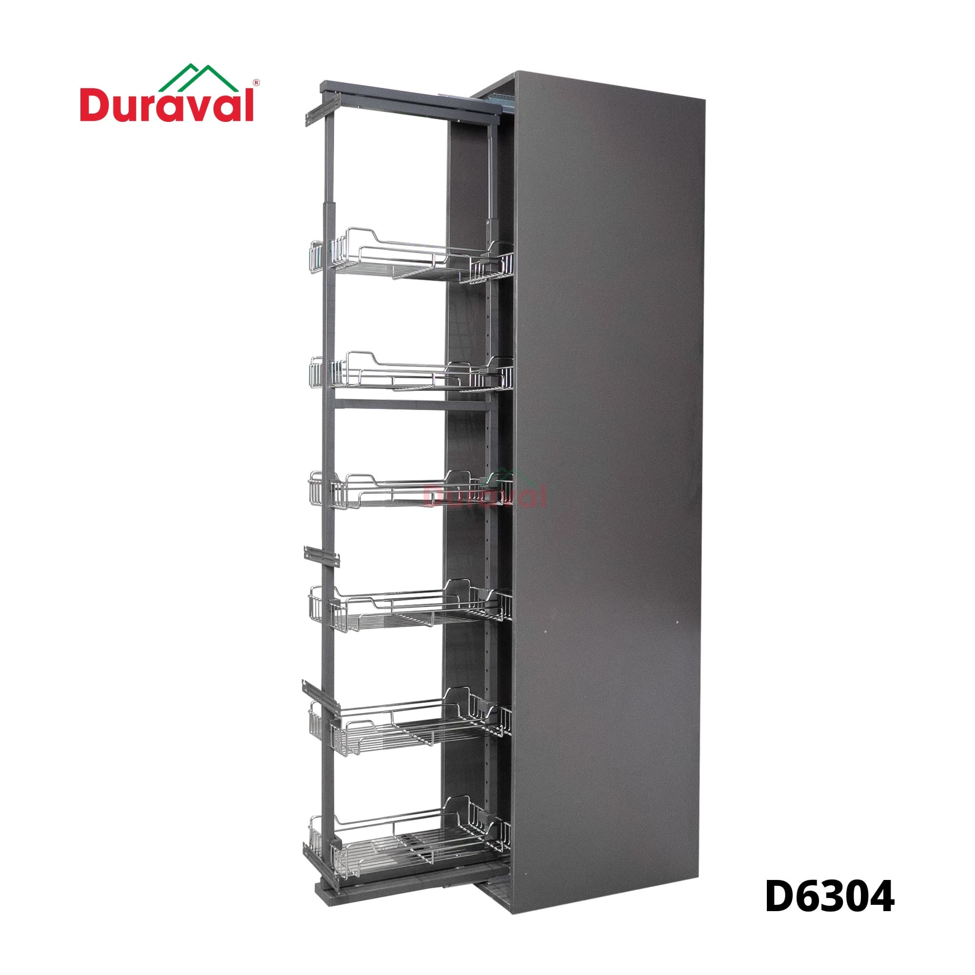 Tủ đồ khô cánh kéo 6 tầng Duraval D6304