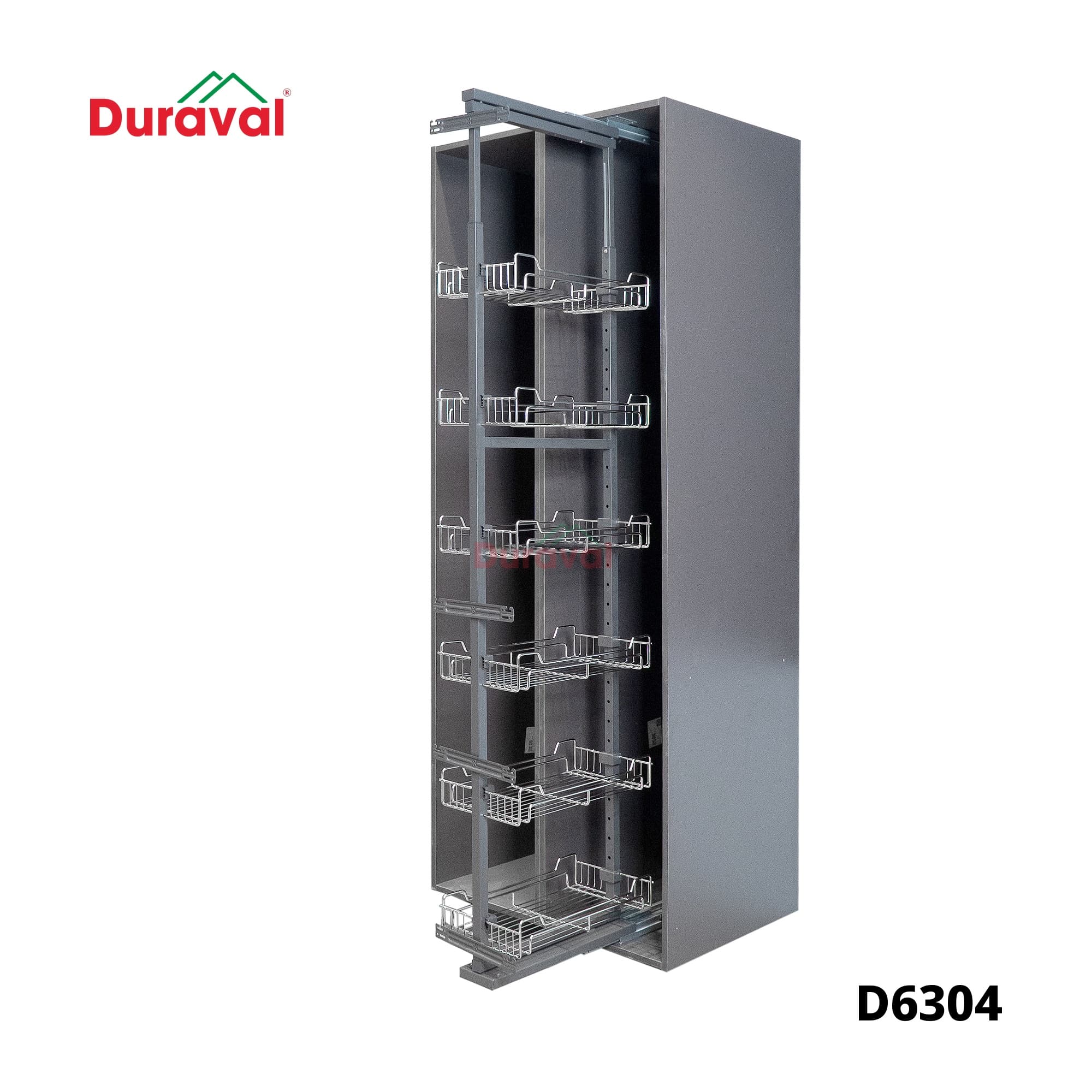 Tủ đồ khô cánh kéo 6 tầng Duraval D6304