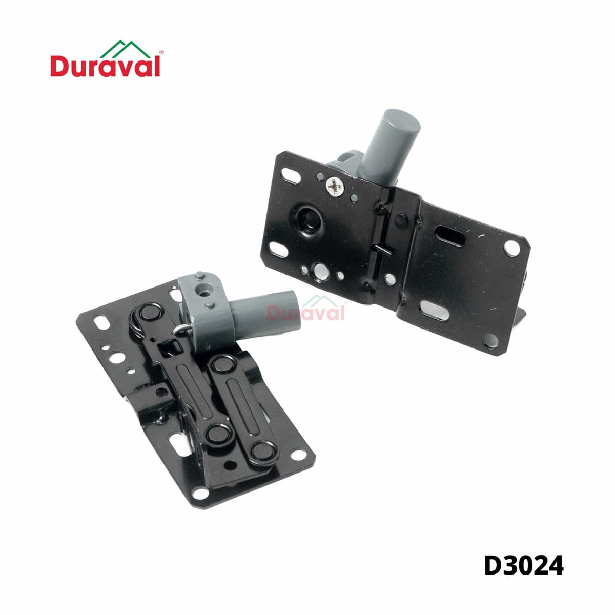 Bản lề cánh chậu rửa Duraval D3024 nhìn từ mặt sau