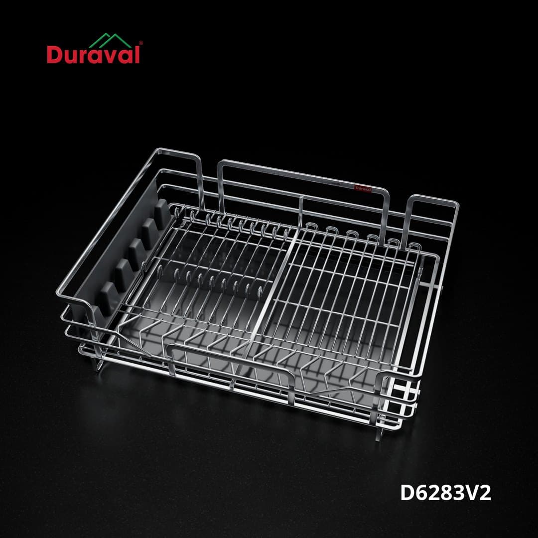 Giá bát đĩa đa năng nan oval inox 304 Duraval D6283V2 cỡ 700mm