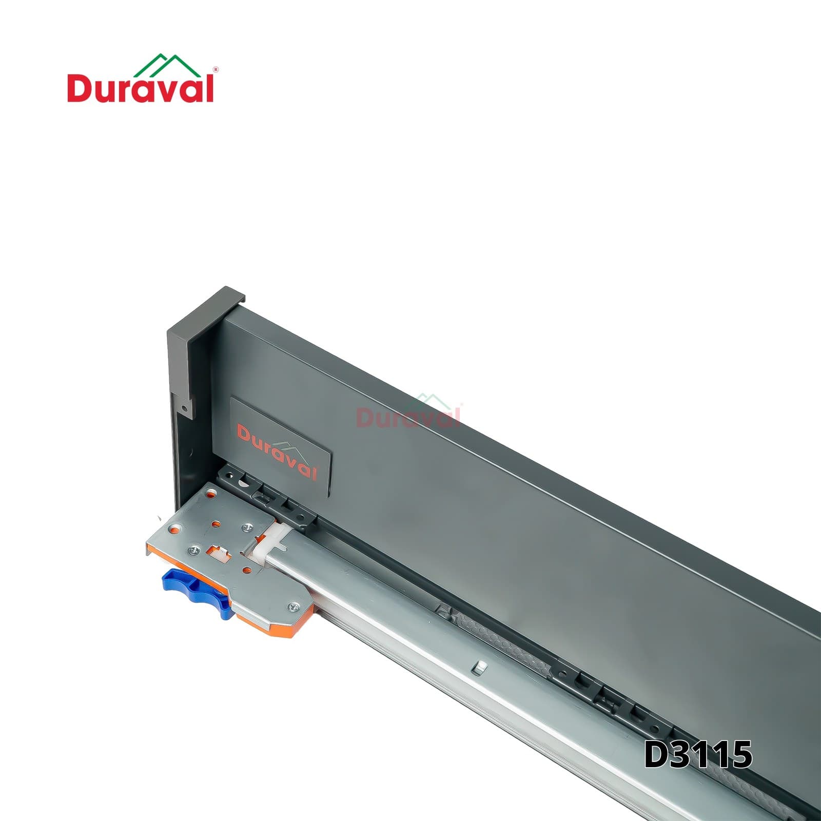 Ray âm giảm chấn thành hộp Duraval D3115