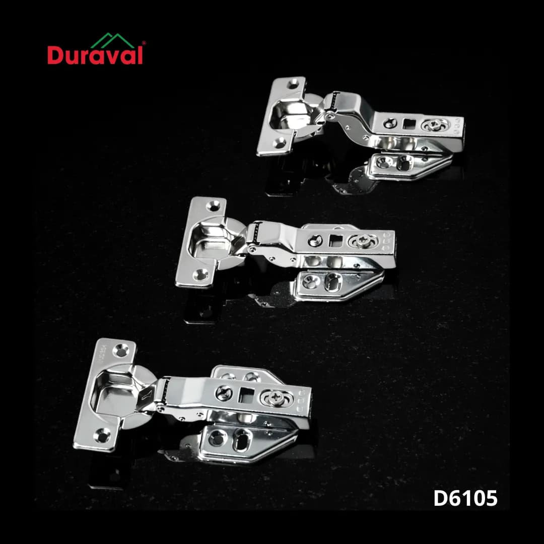 Bản lề giảm chấn inox 304 tháo lắp Duraval D6105