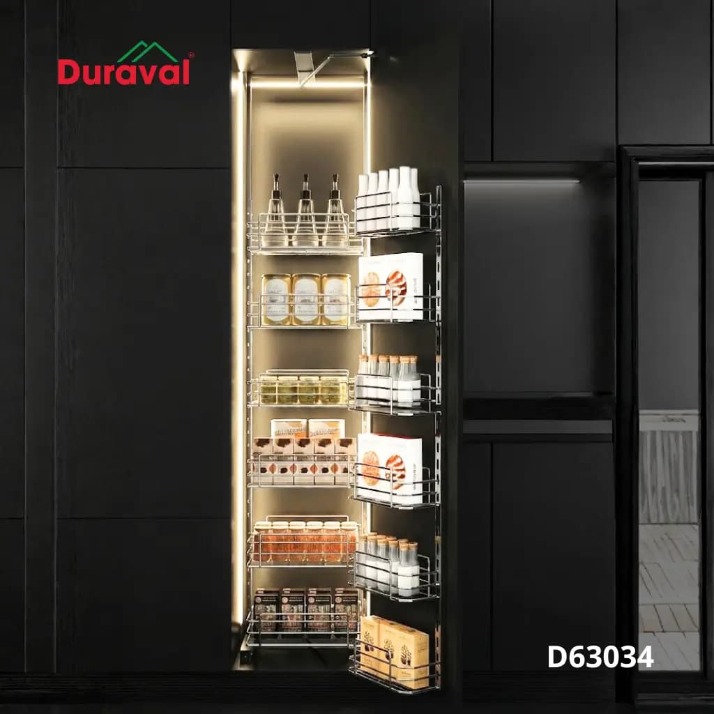 Tủ đồ khô liên hoàn nan dẹt inox 304 Duraval D63034