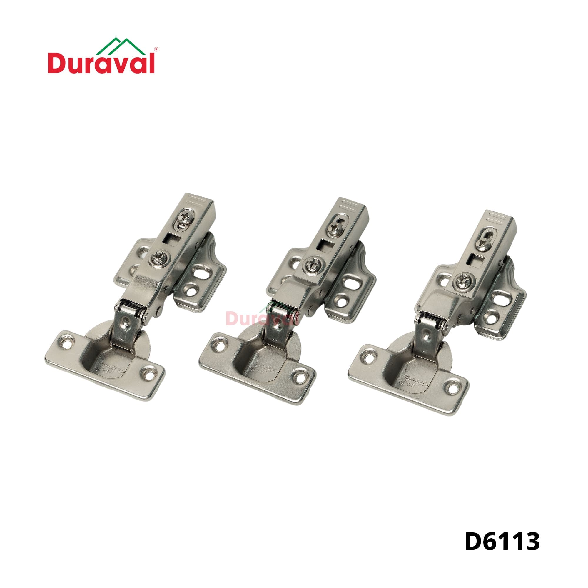 Bản lề giảm chấn tháo lắp cánh dày 15-28mm Duraval D6113