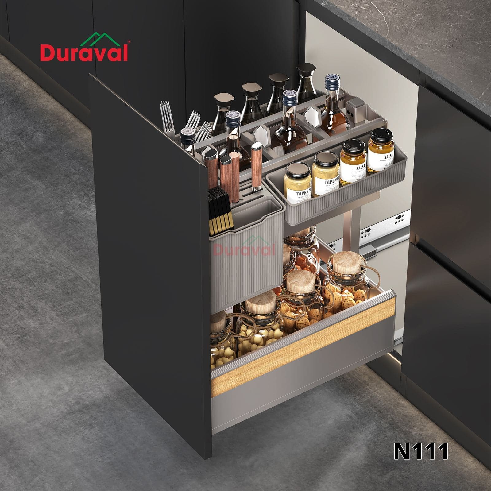 Giá dao thớt đa năng Space Duraval N111