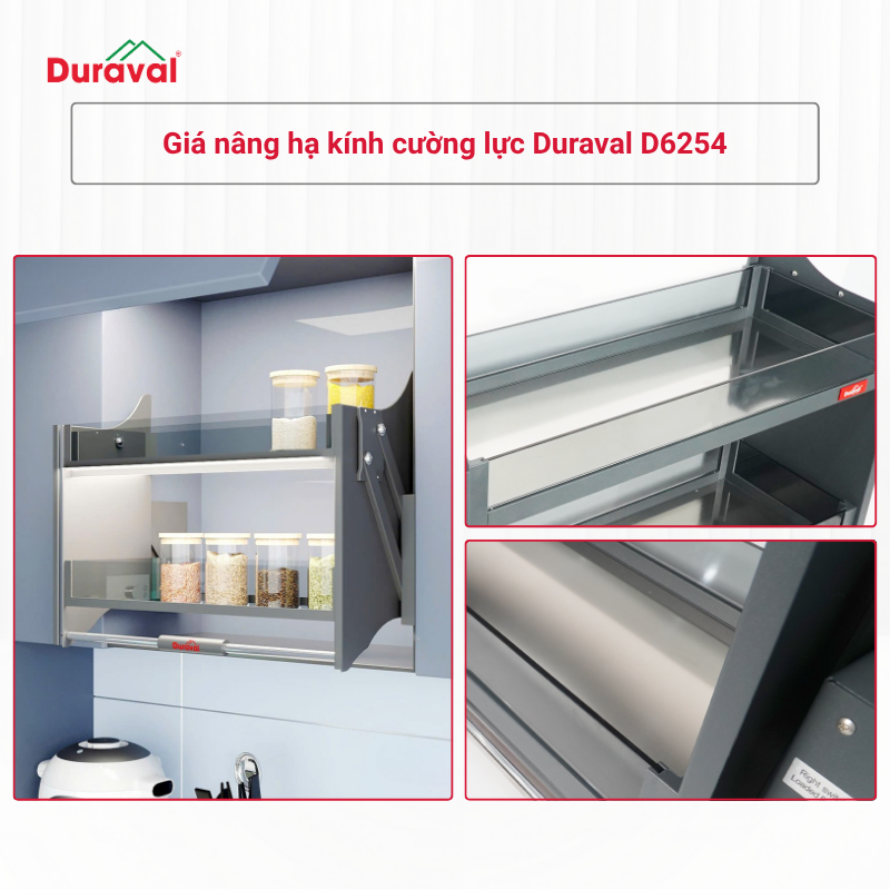 Giá nâng hạ kính cường lực Duraval D6254