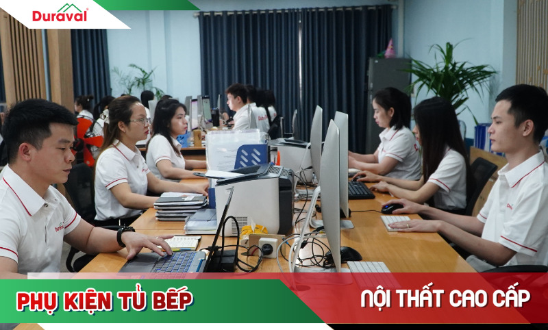 Duraval sở hữu đội ngũ nhân sự nhiệt huyết luôn sẵn sàng hỗ trợ khách hàng