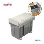 Thùng rác tủ bếp hai ngăn Duraval D6325