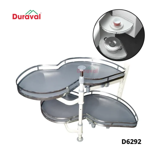 Mâm xoay góc hình lá Duraval D6292