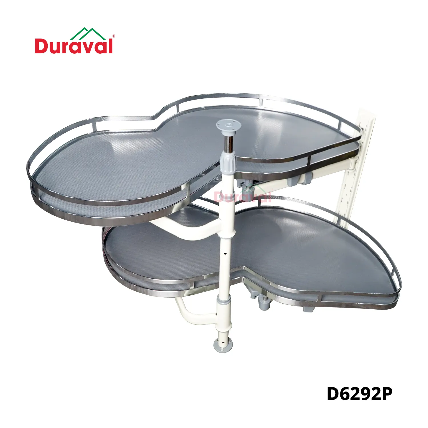 Mâm xoay góc hình lá Duraval bên phải - D6292P
