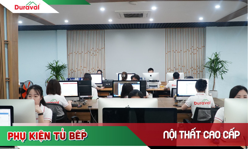 Đội ngũ nhân viên tại Duraval luôn sẵn sàng tư vấn và hỗ trợ khách hàng