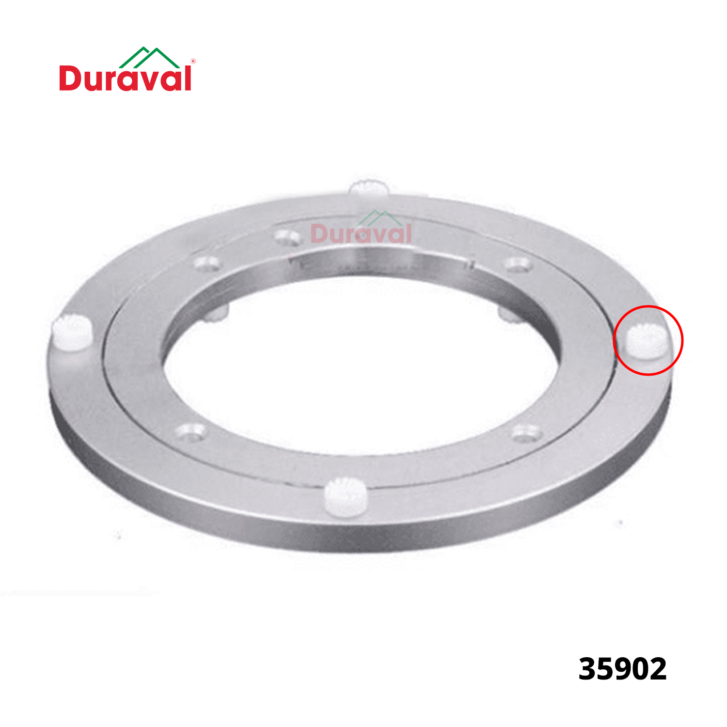 Nhược điểm nút nhựa mâm xoay bàn ăn Duraval 35902