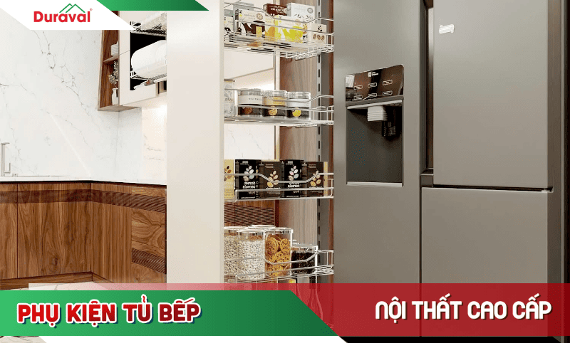 Duraval mang đến các món phụ kiện tủ bếp chữ U chất lượng với giá cả phải chăng