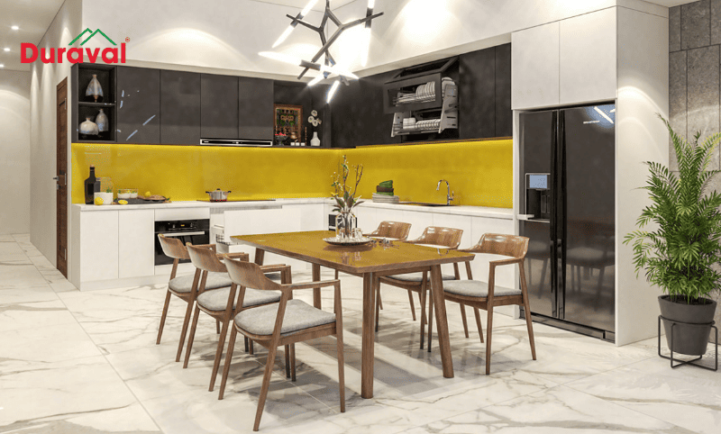 Cách bố trí phòng bếp đẹp cho người mệnh Kim