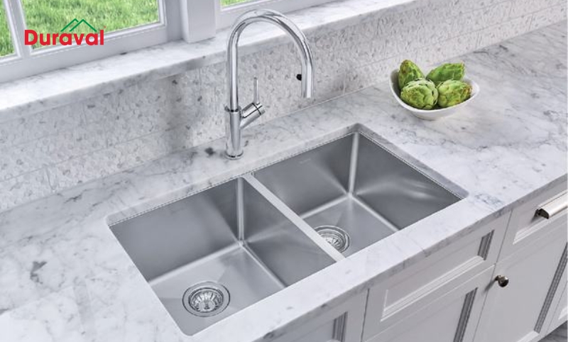 Chậu rửa bát âm tủ ngày càng được ưa chuộng sử dụng trong những căn bếp hiện đại