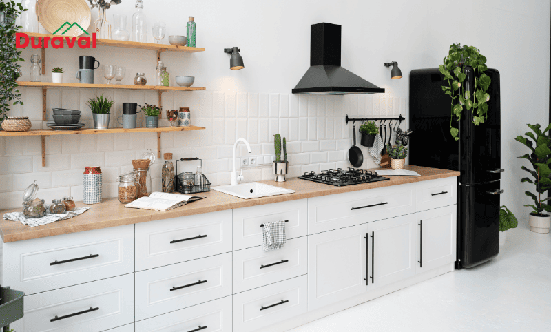 Kích thước ngăn kéo tủ bếp đa dạng