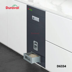 Thùng gạo tráng gương inox 304 Duraval D6334
