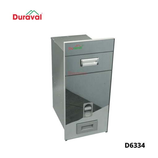 Thùng gạo tráng gương inox 304 Duraval D6334