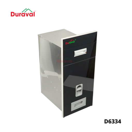 Thùng gạo tráng gương inox 304 Duraval D6334