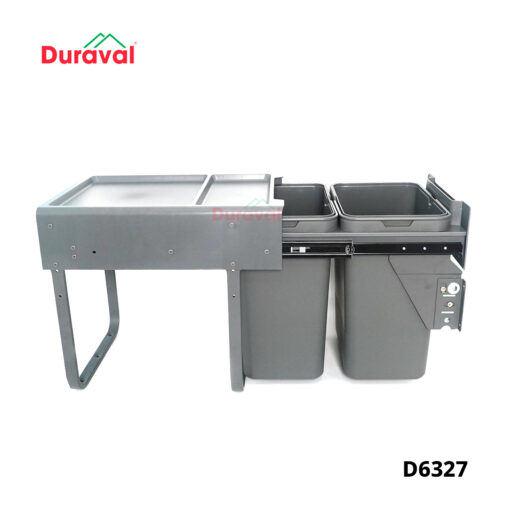 Thùng rác hai ngăn liền cánh Duraval D6327