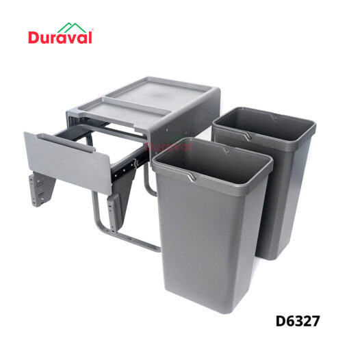 Thùng rác hai ngăn liền cánh Duraval D6327