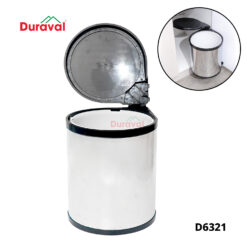 Thùng rác tròn inox treo tủ bếp Duraval D6321
