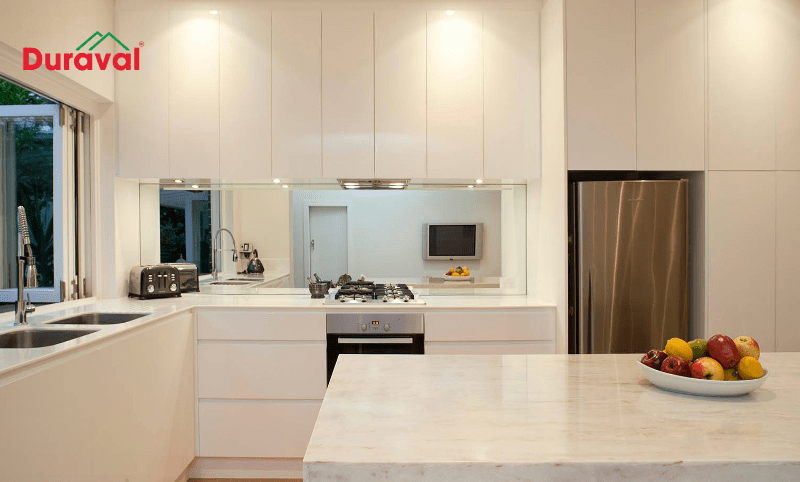 Bàn bếp đá nhân tạo Solid Surface