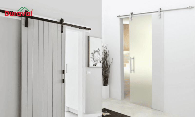 Cấu tạo cơ bản của cửa lùa 1 cánh