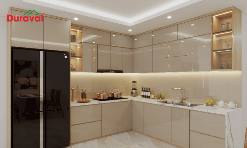 Thiết kế tủ bếp Luxury