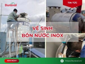 Vệ sinh bồn nước inox