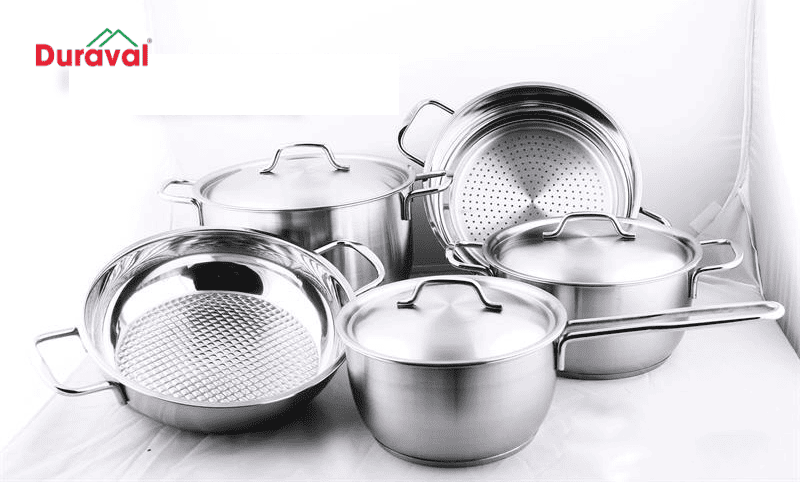 Bộ nồi inox dùng cho bếp từ