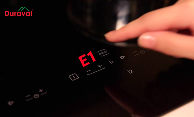 Bếp từ báo lỗi E1
