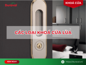 Các loại khoá cửa lùa