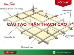 Cấu tạo trần thạch cao