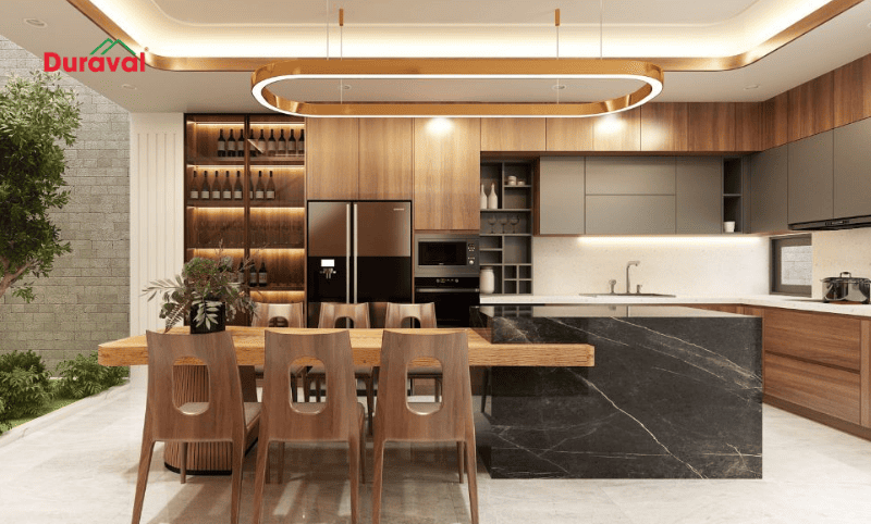 Phối màu hài hoà với nội thất