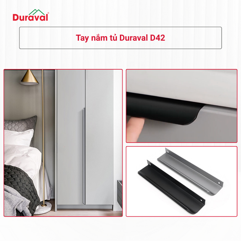 Tay nắm tủ Duraval D42