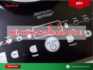 Bếp hồng ngoại báo lỗi E1